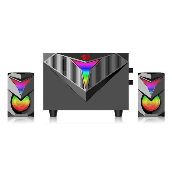 Redragon TOCCATA 2.1 RGB PC Gaming Speaker Set - Black