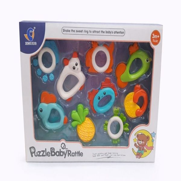 Colorful Baby Rattle Toy Set