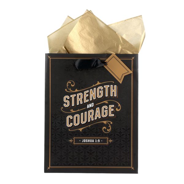 Medium Gift Bag with Gift Tag - Strength and Courage