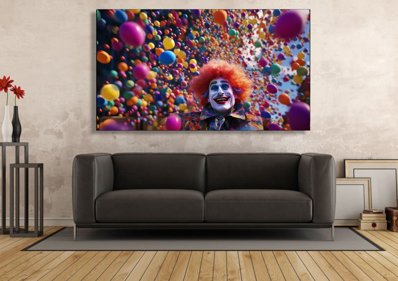 Canvas Wall Art - Carnival of Colours Abstract - IM0208