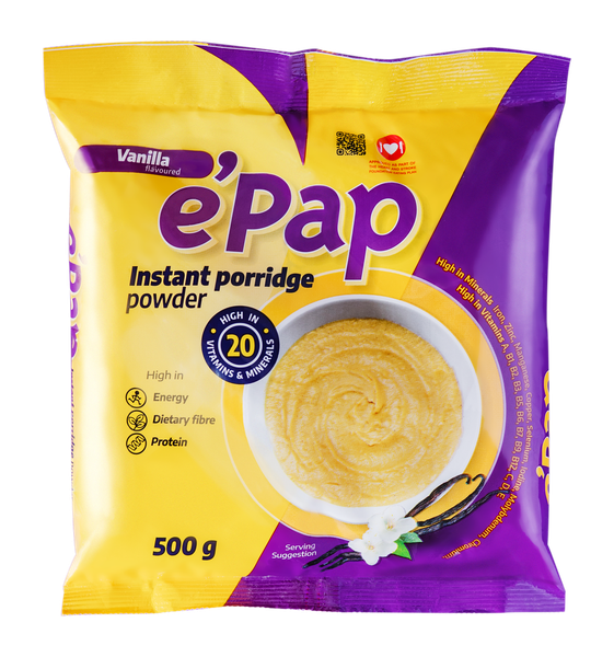 e'Pap Instant Porridge | Nutritious Instant Porridge | Vanilla | 4 Pack