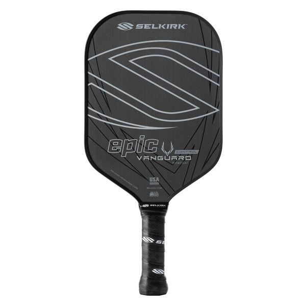 Selkirk Vanguard Control - Epic Pickleball Paddle - Raw Carbon