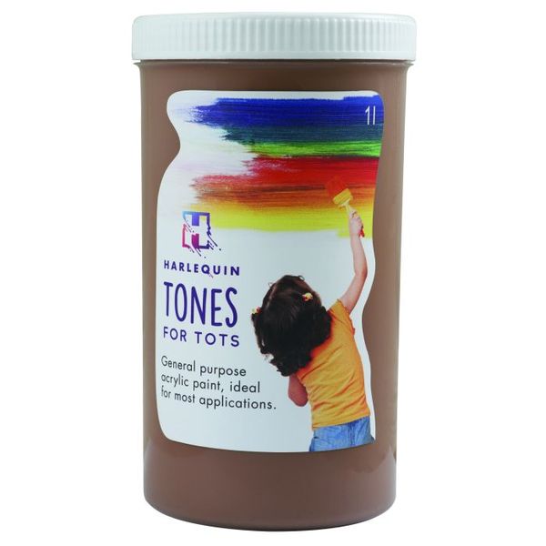 1L Choc Brown Tones for Tots Craft Paint