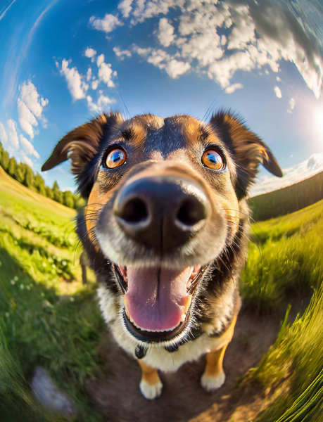 Rooted Art Home Decor Wall Art - Happy Dog