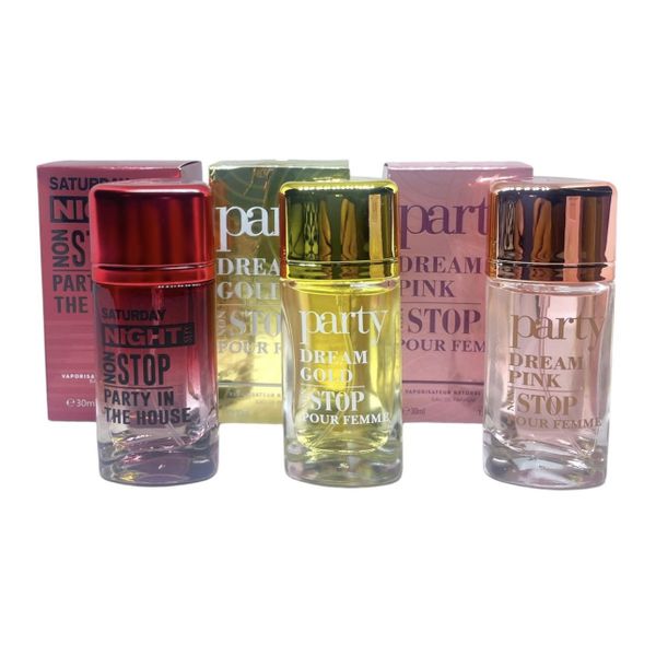 Womens 3 Pack Mini Perfume Set
