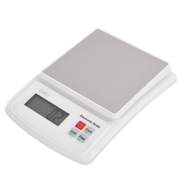 Deli Electronic Scale with 0.1g Precision, Measuring Range 0-5kg