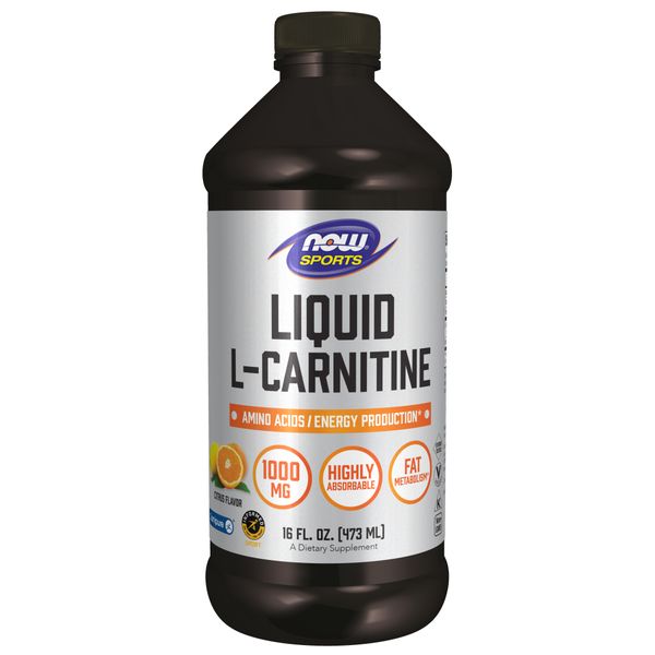 NOW Sports Liquid L Carnitine - Citrus - 473ml