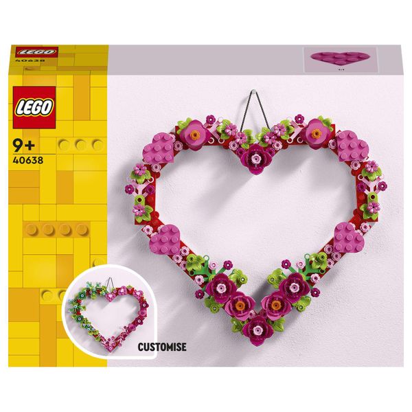 LEGO® Heart Ornament 40638 Building Toy Kit - 254 Pieces