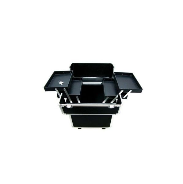 A Dual-purpose, Aluminum, Lockable, Cosmetic Box