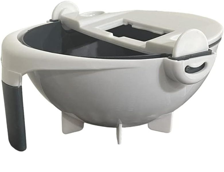 Multifunction Magic Rotate Vegetable Cutter with Drain Basket