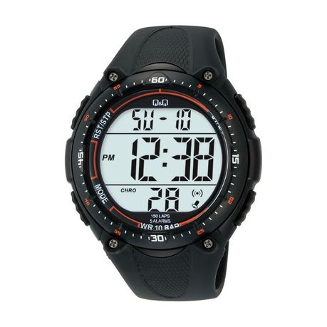 Q&q digital watch 10 on sale bar