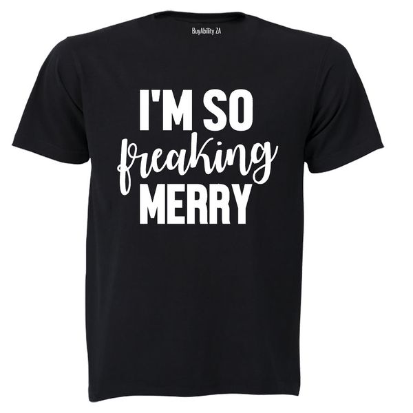 So Merry - Christmas - Adults - T-Shirt