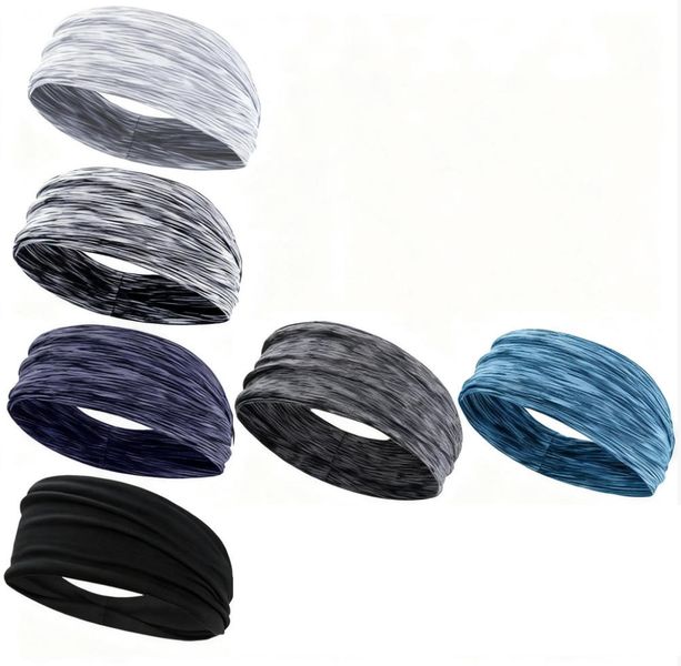 6 Pcs Sweat-Wicking Sports Headband for Sports Yoga Running for Women