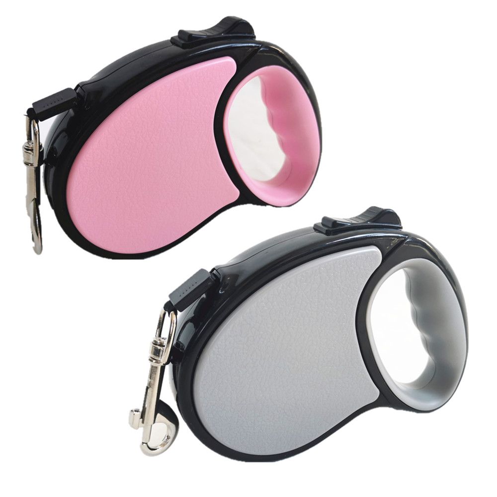 2 x Retractable Dog Lead Dog Leash 5m Heavy Duty 33lbs Assorted