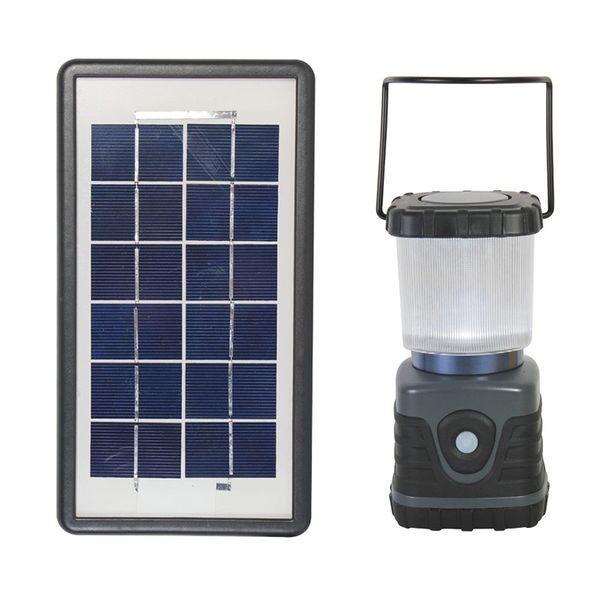 Eurolux Solar Lantern Grey With Panel