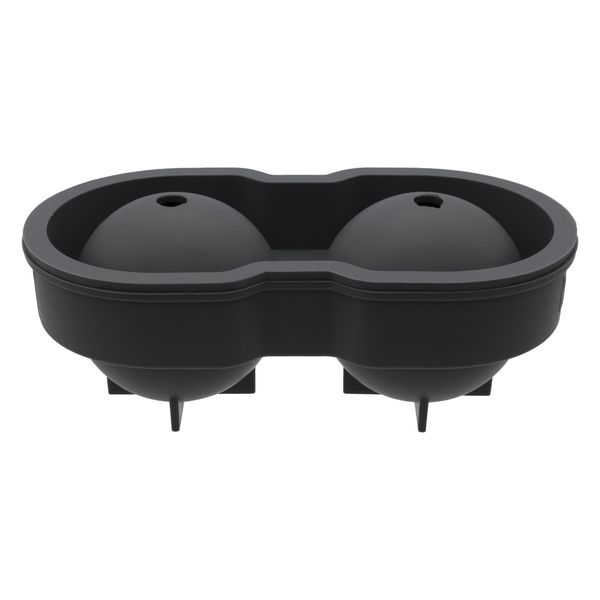 Bar Butler Large 2 Ball Ice Mould Grey Silicone, (175x95x70mm)
