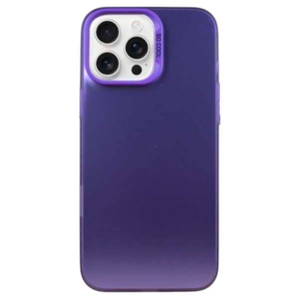 Metallic Gradient Phone Case Compatible With IPH16 Pro Max - Purple