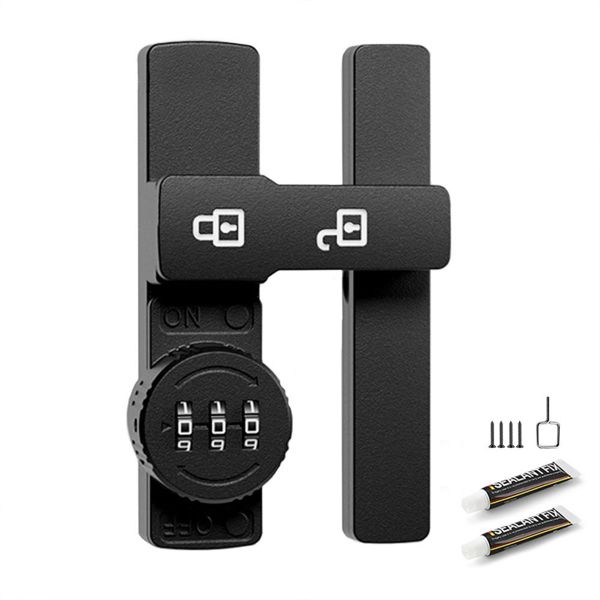 Safe latch nightlight anti-theft password lock for cabinet door