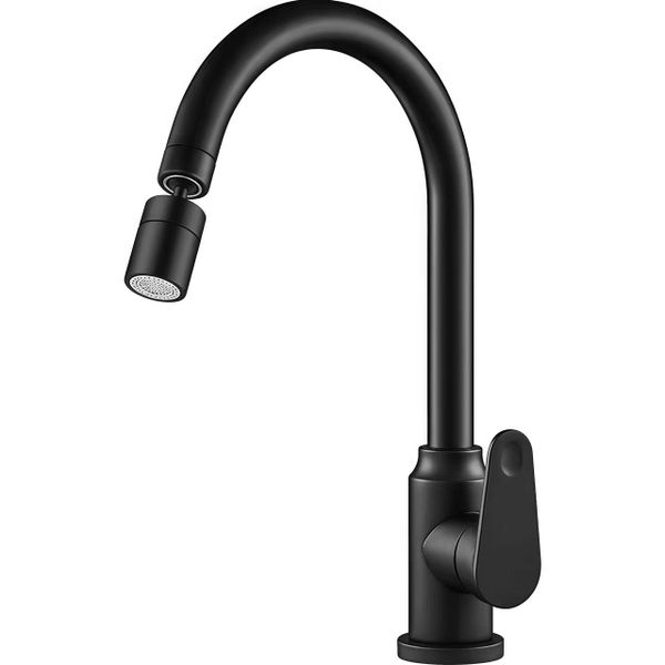 Modern Minimalist Faucet, 360-Degree Rotating, Rust-Resistant Material