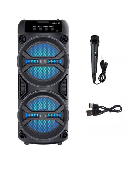 Two 3-Inch Speakers Outdoor Portable Bluetooth Speaker - Home KTV Speaker