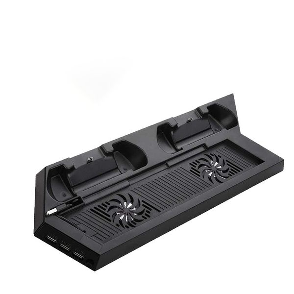 Vertical Stand with Cooling Fan, Controller Charging Station for PS4 Pro