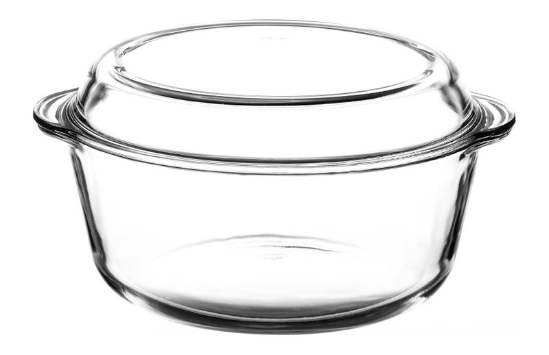 Pasabahce Borcam 3L Casserole with Lid