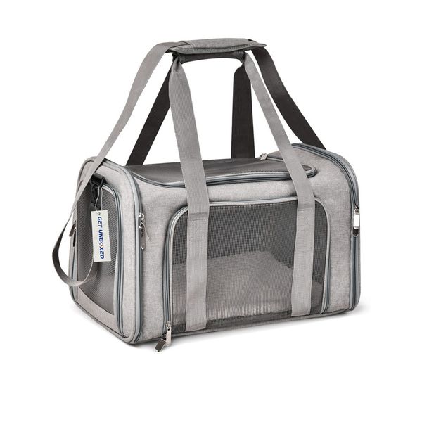 GET UNBOXED Pet Carrier Cats Dogs Carrier Collapsible Travel Carrier Bag