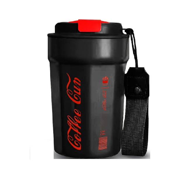 Pack Black Double Grace Wall Travel Coffee Mug 350ml