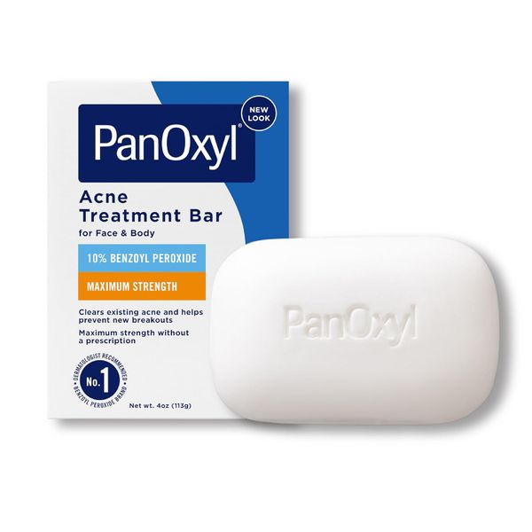 PanOxyl Acne Treatment Bar with 10% Benzoyl Peroxide 113g