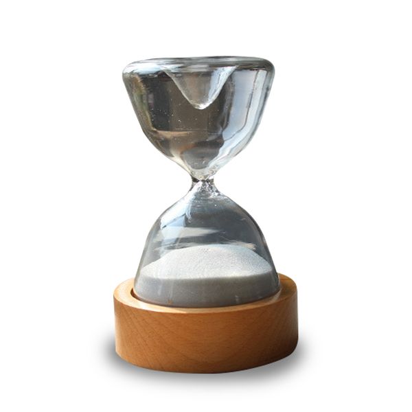 Simple Hourglass Timer Home Decoration with RGB Led Light 30mins