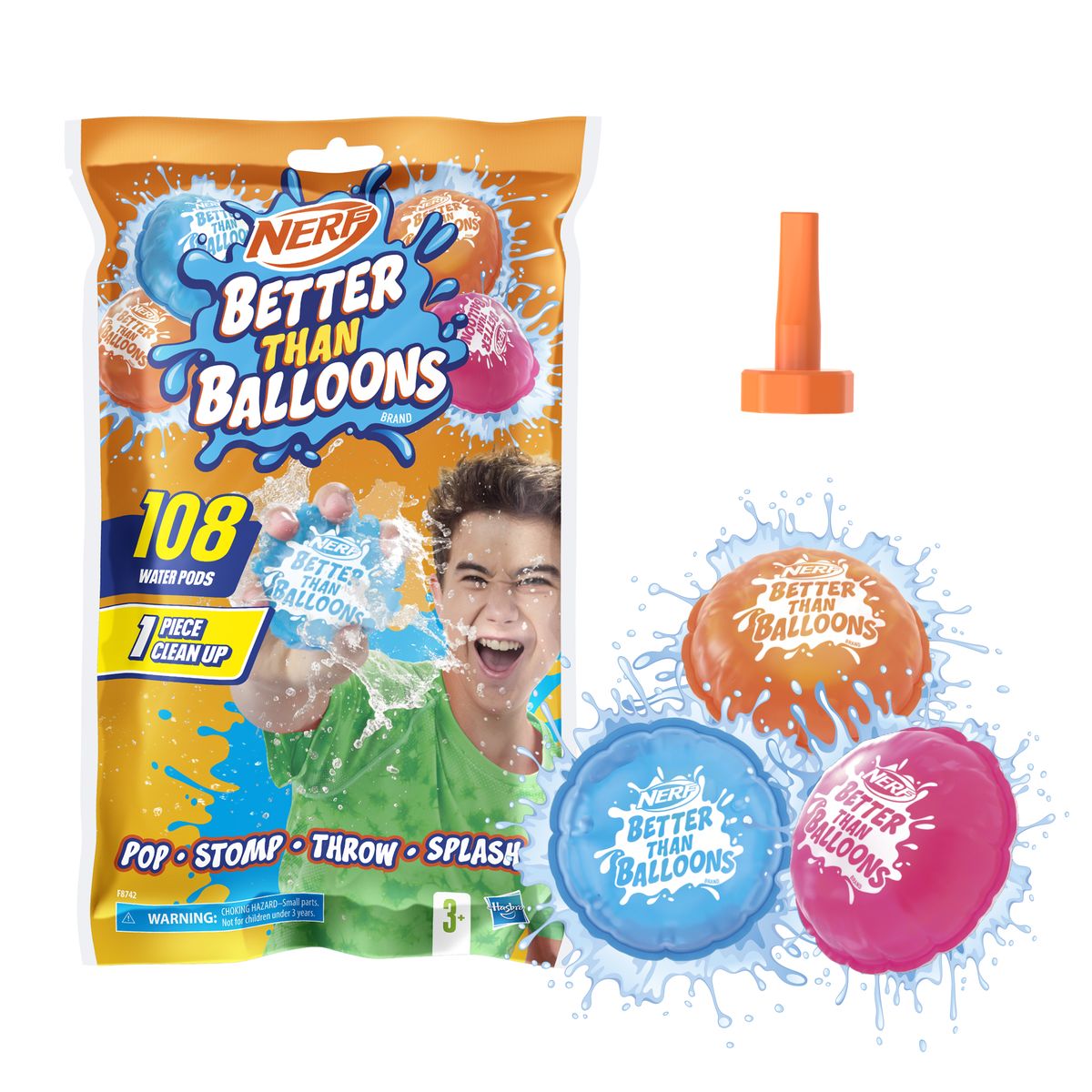NERF SSOAKER BALÕES DE ÁGUA BETTER THAN BALLOONS TRIALDRIVER F9007