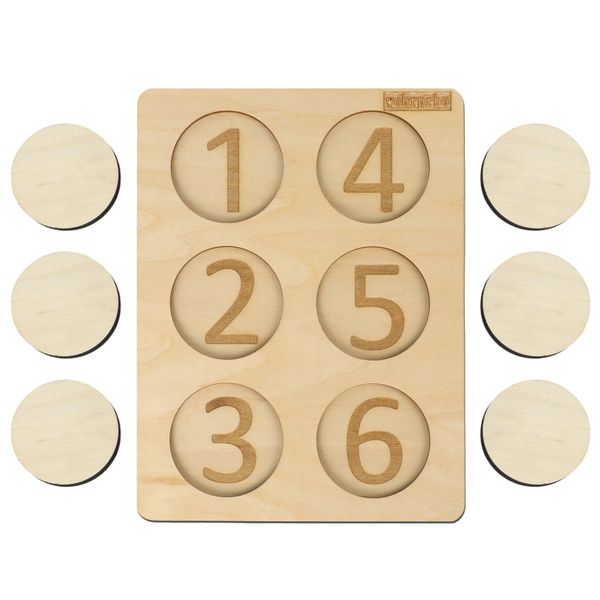 Braille Alphabet Board - Wooden Learning Board for Braille Beginners