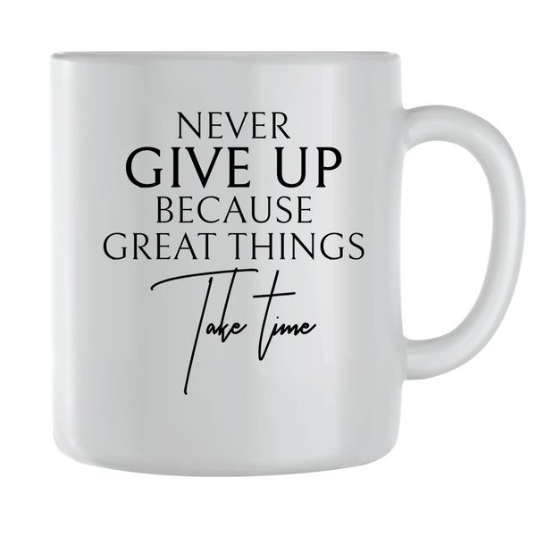 Great Things Coffee Mugs for Men Women Motivational Sayings Graphic Cup 226