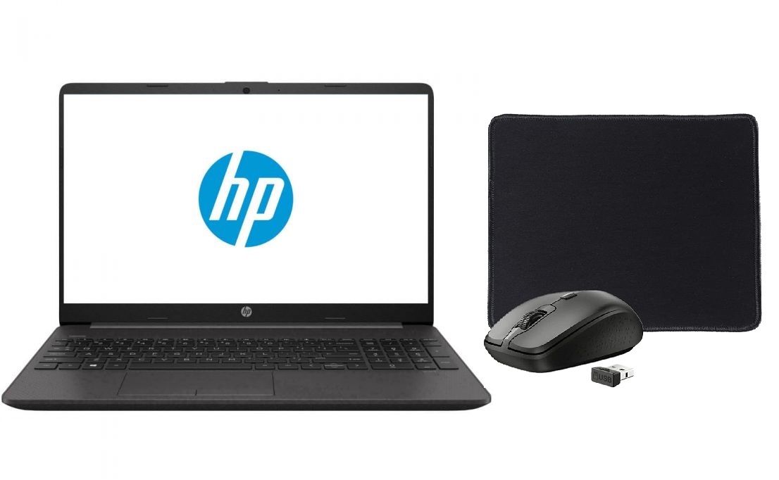 HP 250 G9 Laptop + Wireless Mouse + Mousepad Combo