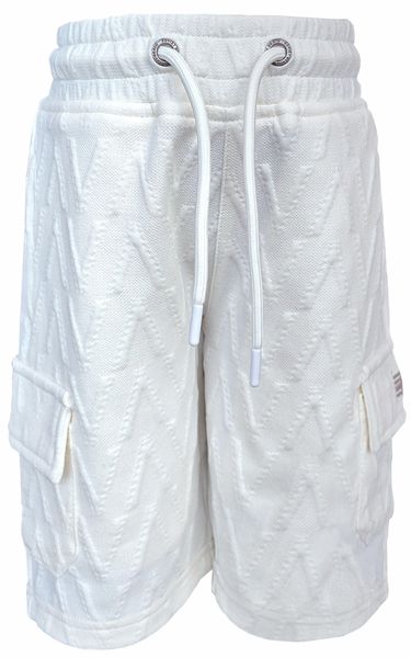 Soviet Piccolo Boys Cargo Pocket Track Short - Winter White