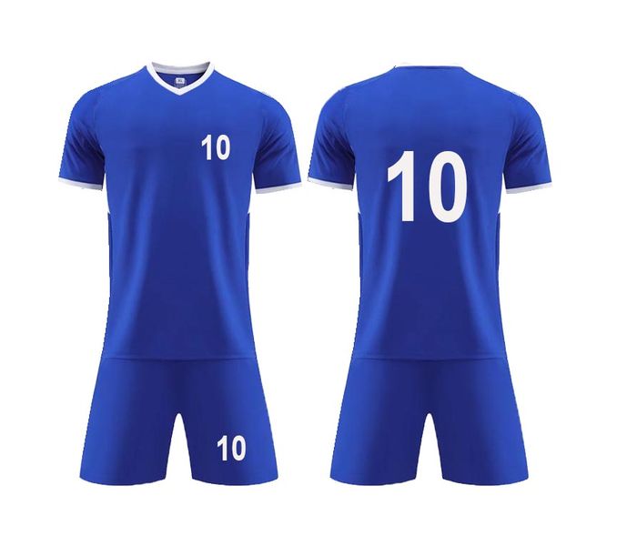 Soccer Kit - 15 Set Blue With White Printing