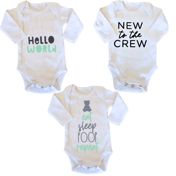 Baby Vest Gift Set - Set of 3