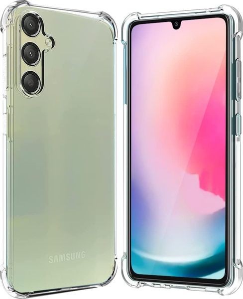 Hot Serreis Protective Shockproof Clear Cover Compatible with Samsung A24/A34/A54
