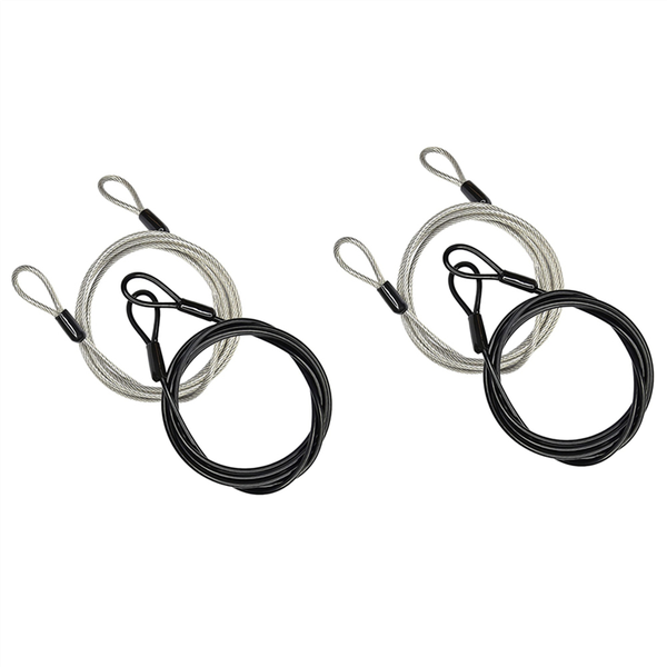 Travel Security Cable Lock Braided Steel Coated Safety Cable