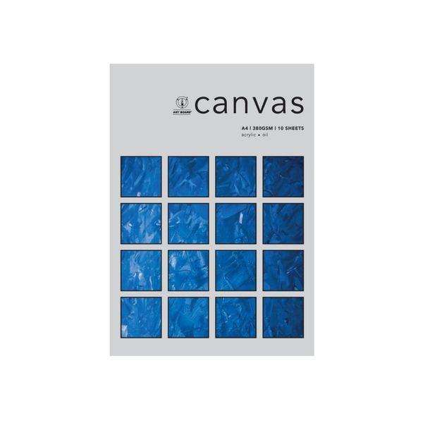 Art Board A4 Canvas Pad - 10 Sheets