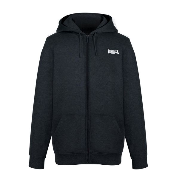 Lonsdale Mens Essential Zip Hoodie - Black [Parallel Import]