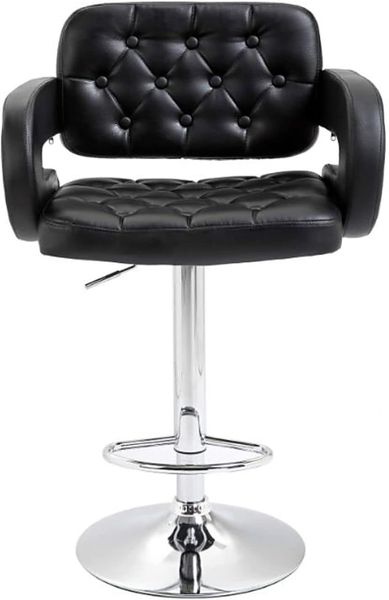 Black Leather Bar Stool