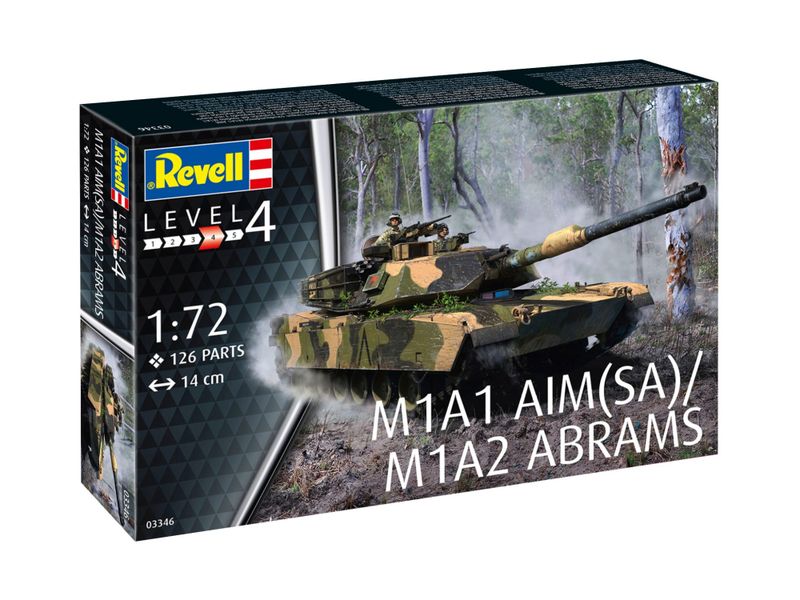 Revell 1/72 M1A1 AIM(SA) / M1A2 Abrams Plastic Model Kit