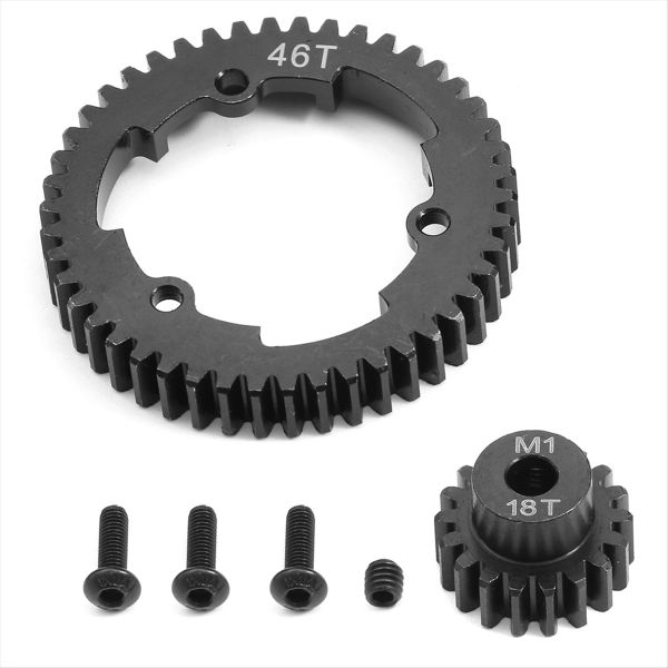 Rc Car Mod Hardened Spur Gear Kit for Traxxas 46T+18T