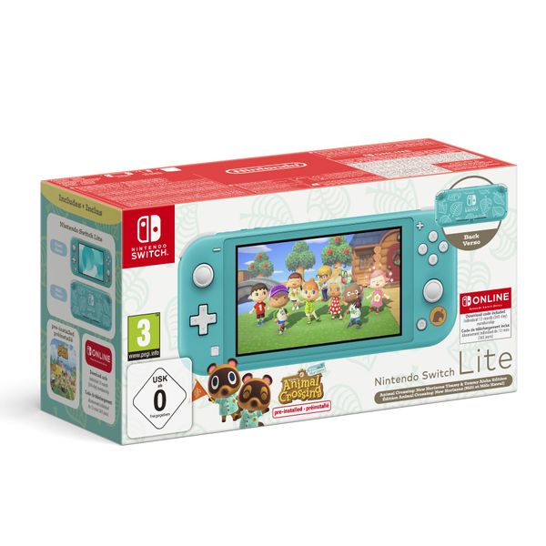 Switch Lite Animal Crossing: New Horizons Timmy &amp; Tommy Aloha Edition
