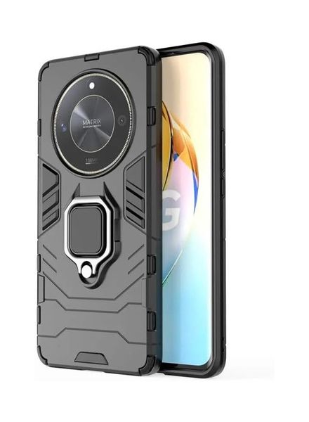 Phone Case Compatible with Honor X9b 5G 2023 Cover with Magnetic Ring Kickstand