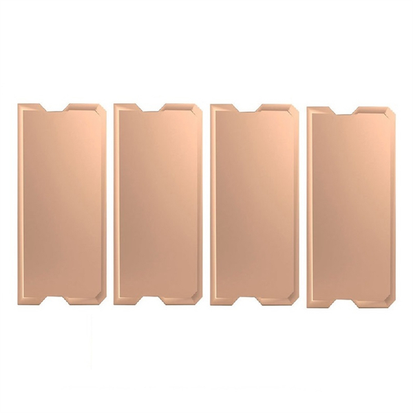 4Pcs Copper Laptop Memory Heatsink Heat Dissipation DDR4/5 Heat Sink