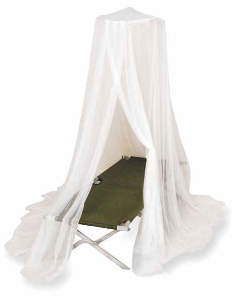 Leisure Quip White Mosquito Net - Fits Double/Queen Beds (2.5m x 10m Diam)