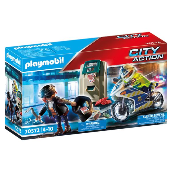 Playmobil Action Heroes - Bank Robber Chase (32 Pieces)