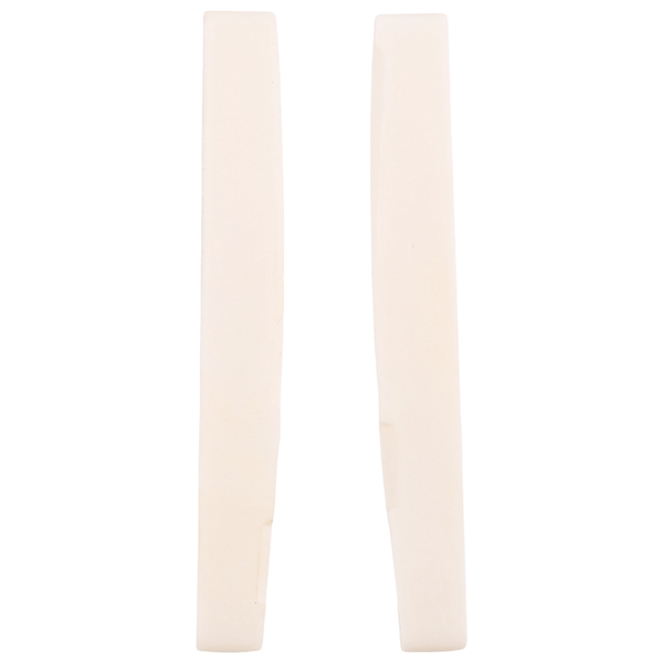 6 String Acoustic Bone Bridge Guitar Slotted Saddle Guitar Parts(Pack of 2)